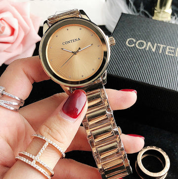 W3876 - Classic Gold Contena Fashion Watch